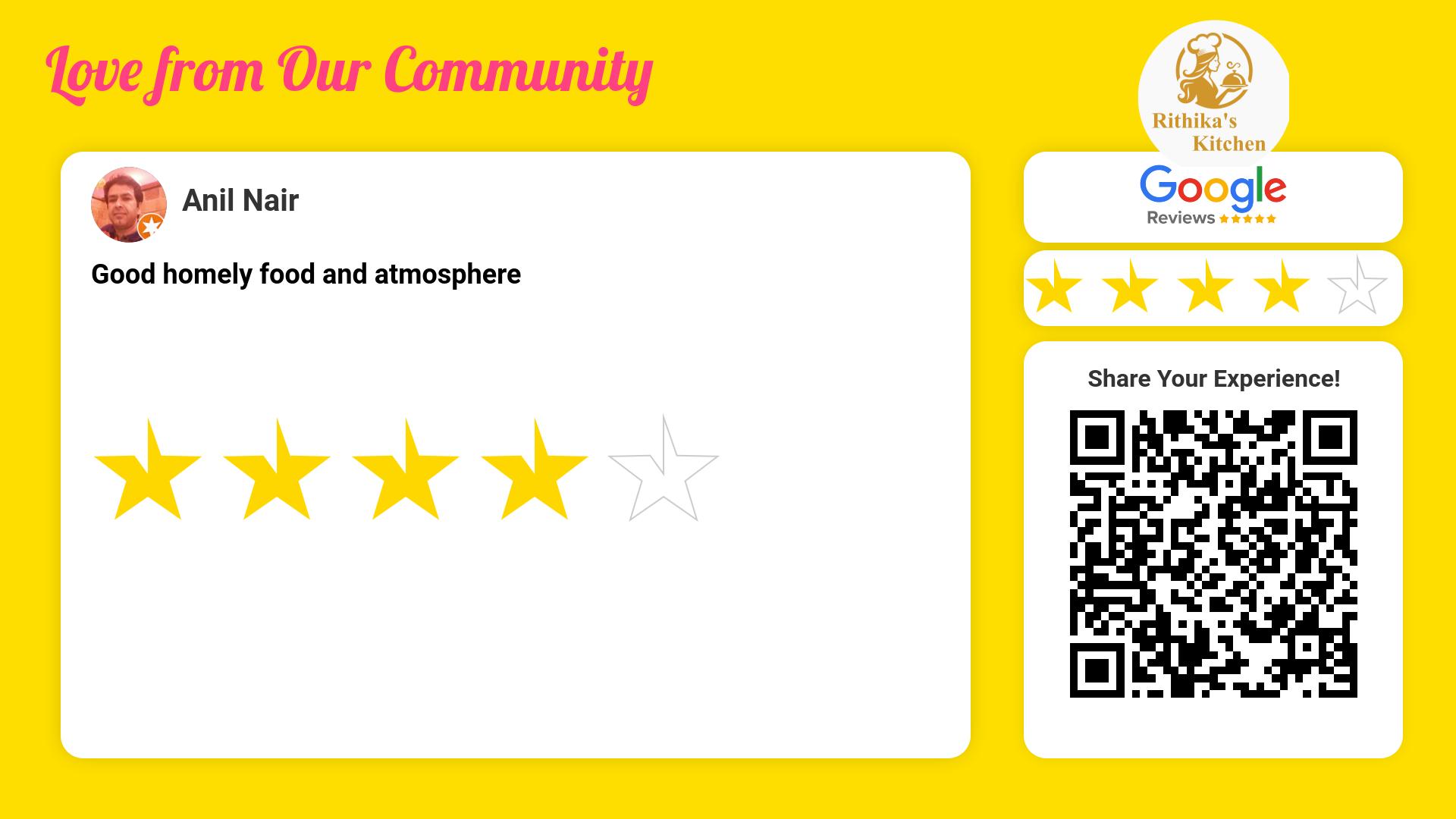 Review image for Anil Nair