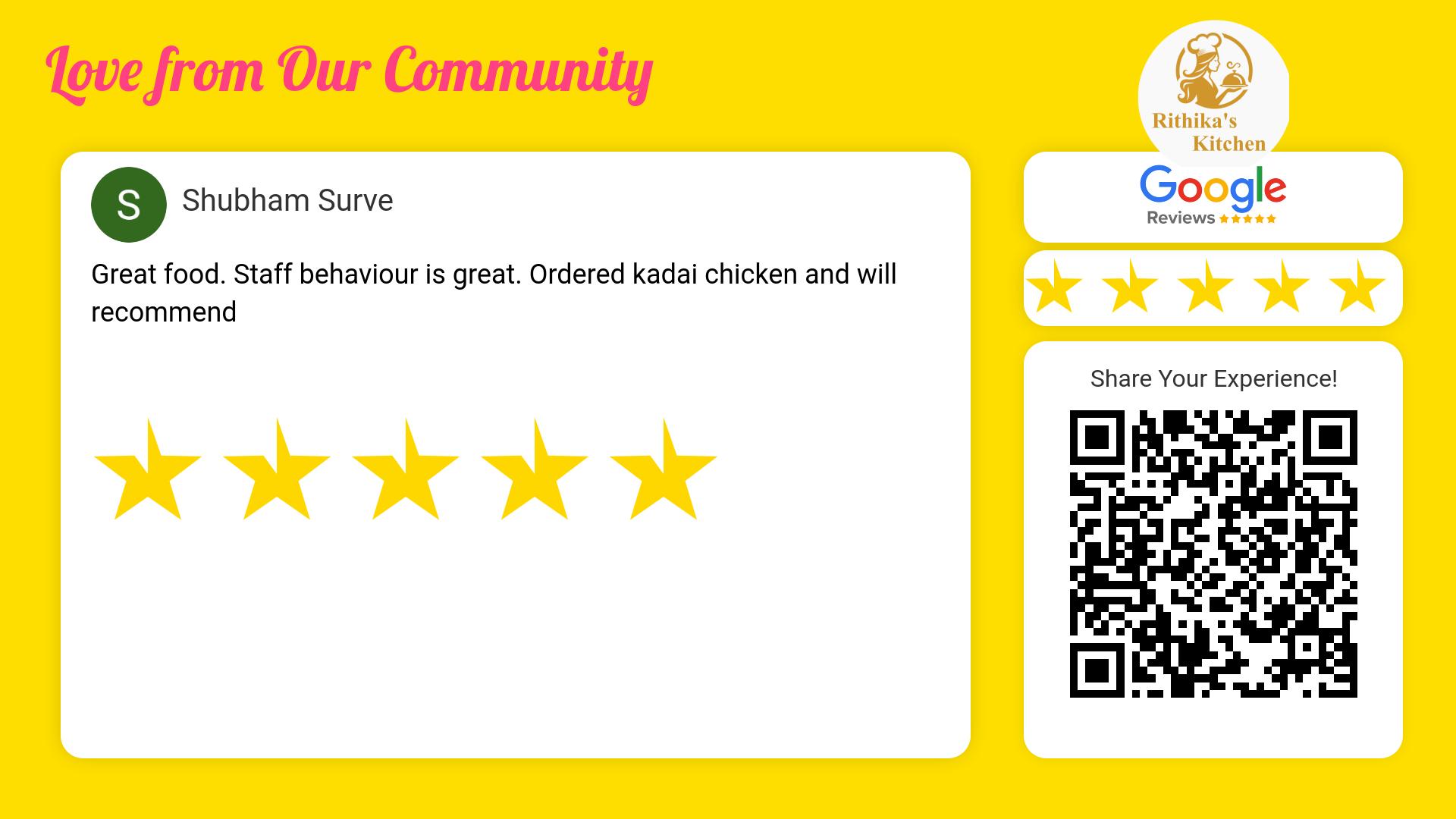 Review image for Shubham Surve