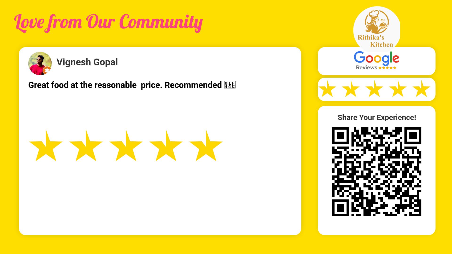 Review image for Vignesh Gopal